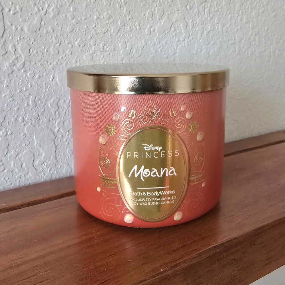 Bath And Body Works Disney Moana 3 Wick Candle
